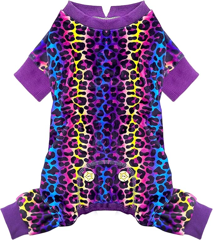 KYEESE Dog Pajamas Stretchy Pet Jammies Coat Comfy Pet Onesie Costume Velvet by KYEESE