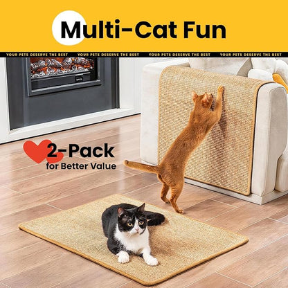 Cat Scratcher Mat, Sisal Cat Scratch Pad - Image 2