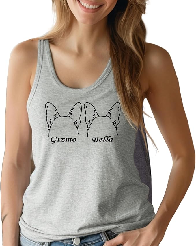 Custom Dog Mom Shirt Personalized Dog Ears Sweatshirt - Image 8