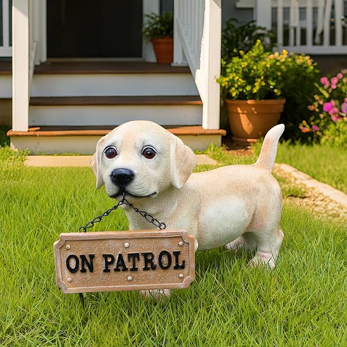 Labrador Dog Garden Statue - Image 6