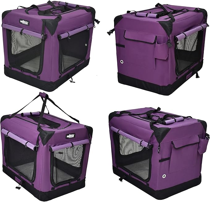 EliteField 4-Door Folding Soft Dog Crate - Image 5