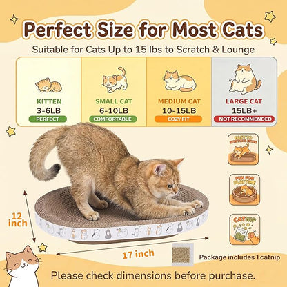 PatiencET Oval Cat Scratcher Lounge - Image 3