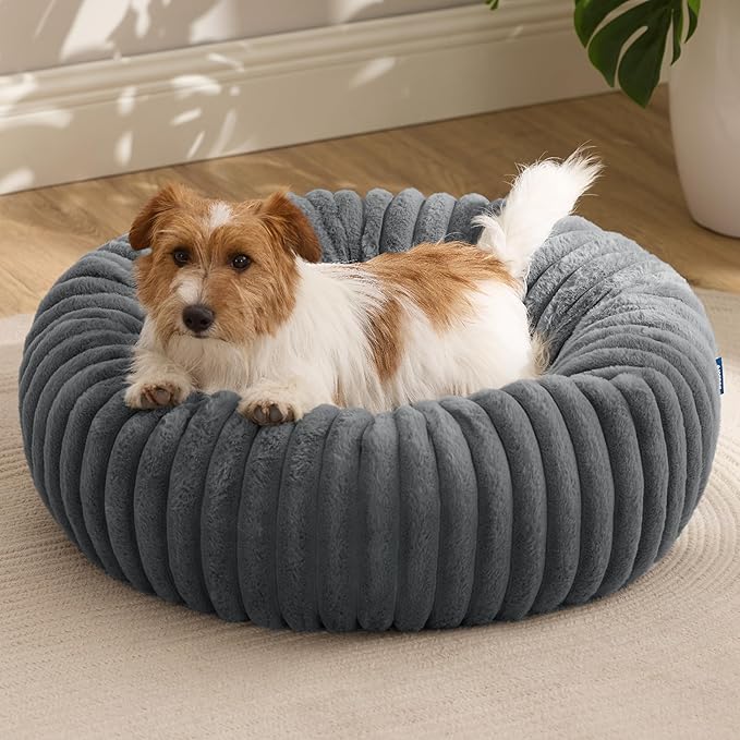 Bedsure ComfyFleece™ Donut Small Dog Bed by Unknown