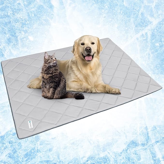 PetAmi Premium Cooling Dog Blanket | Lightweight Fluffy Pet Throw Blanket Bed by PetAmi