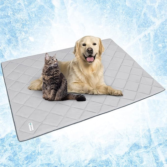 PetAmi Premium Cooling Dog Blanket | Lightweight Fluffy Pet Throw Blanket Bed by PetAmi