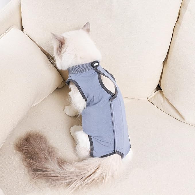 kzrfojy Cat Surgery Recovery Suit Cat Onesie - Image 7