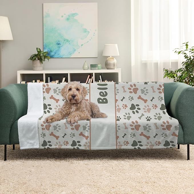 Prints Next Day – Custom 30" x 40" Sherpa Pet Lightweight Blanket Personalized - Image 2