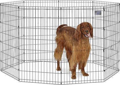MidWest Homes for Pets 42-Inch Exercise Pen, for Indoor and Outdoor Use by MidWestHomesForPets
