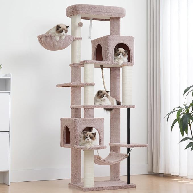 Gitelsnour Cat Tree for Indoor Cats Large Adult, 70.5'' Cat Tower - Image 9