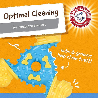 Arm & Hammer Nubbies TriBone Dog Dental Chew Toy Peanut Butter Flavor Moderate - Image 5