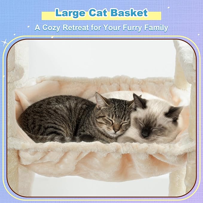 Hey-brother Cat Tree Tower, Scratching Posts - Image 4