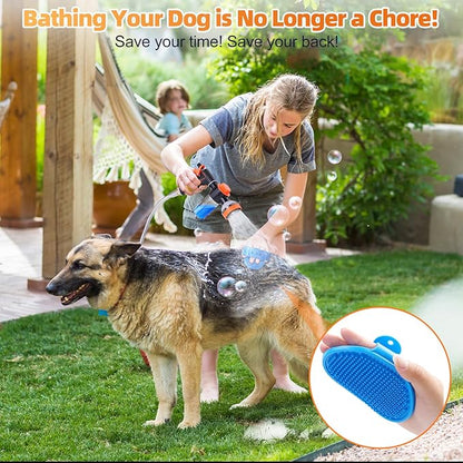 Dog Shower Attachment with Metal 3-Way Shower Diverter & 6.6FT Shower Hose - Image 3