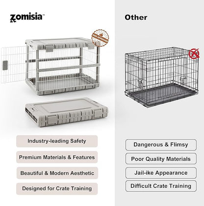 ZOMISIA Collapsible Dog Crate for Large Dogs - Image 7
