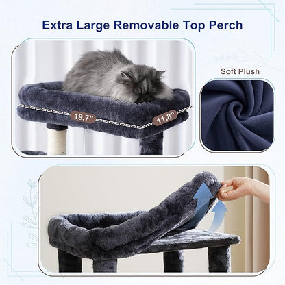Gitelsnour Cat Tree, Cat Tower for Large Cats - Image 3