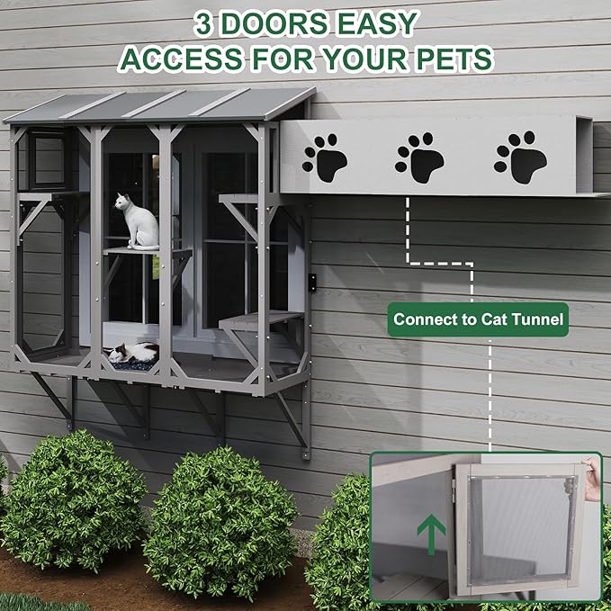 ketive Cat Catio, Expandable Window Box Enclosure - Image 5