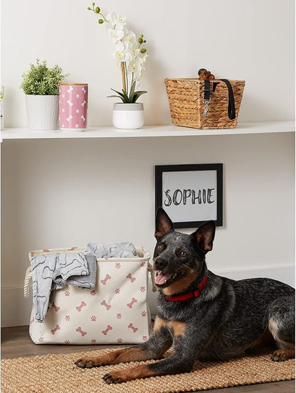 Bone Dry Pet Storage Collection Paw and Bone Print, Small Rectangle - Image 6