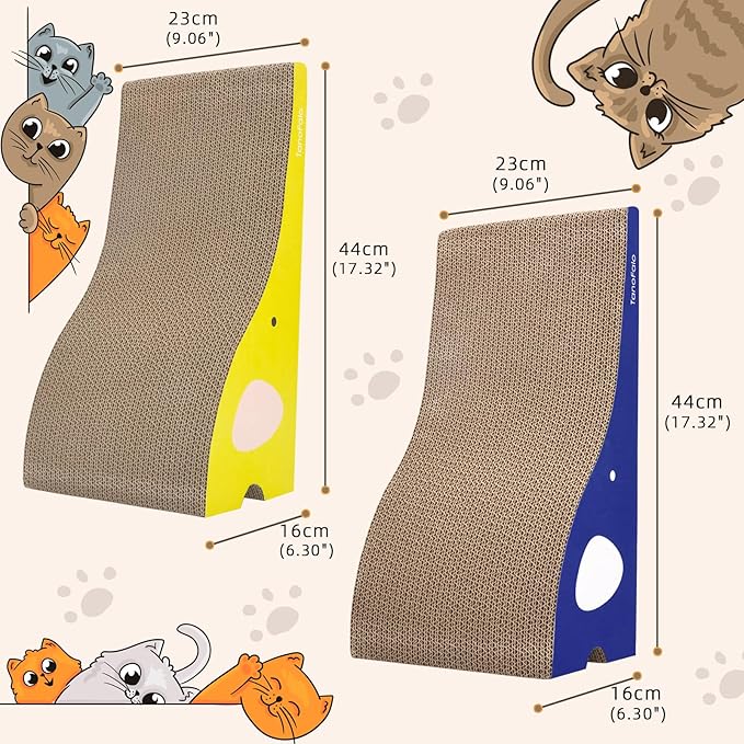 Cat Scratching Board Cat Scratcher Elephant Shape Cat Scratch Pad, TanoFalo - Image 5