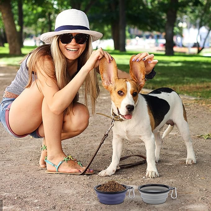SLSON Dog Bowls Pet Collapsible Bowl - Image 5