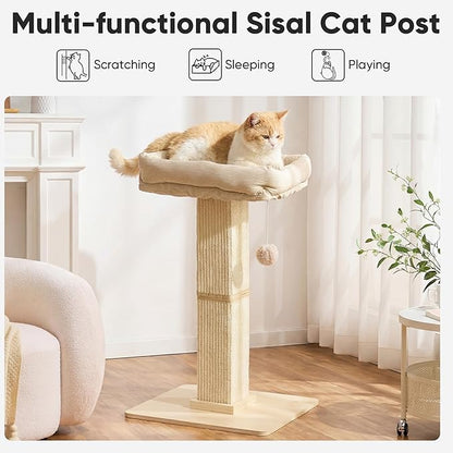 FUKUMARU Cat Scratching Post, Modern Style Tall Scratch Posts - Image 2