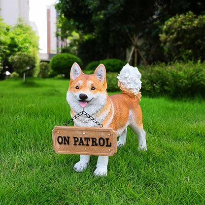 Shiba Inu Dog Garden Statue - Image 6