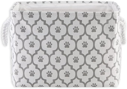 Bone Dry Pet Storage Collection Lattice Paw Print, Medium Rectangle - Image 2