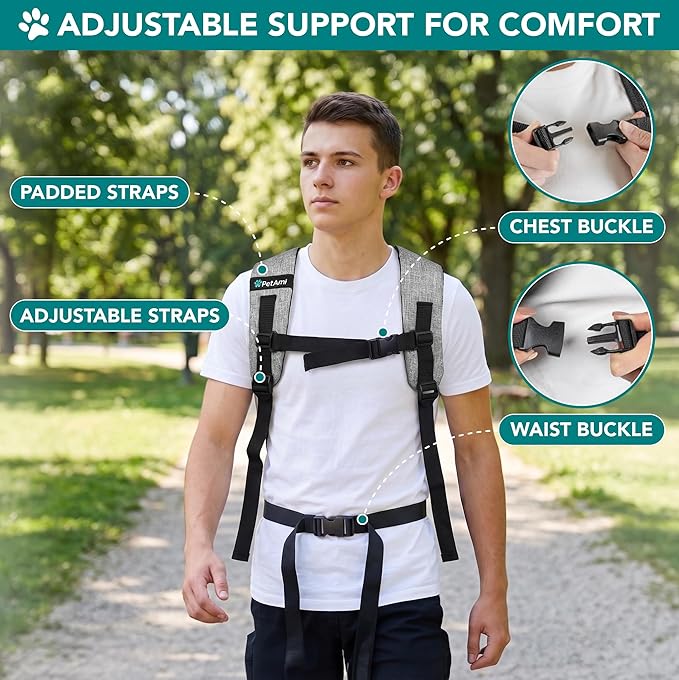 PetAmi Expandable Dog Backpack Carrier - Image 6