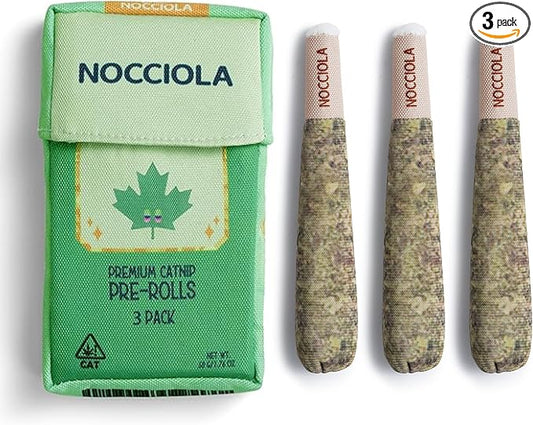 Nocciola 3 Pack Catnip Toys for Cats, Funny Cat Toys Filled by Nocciola