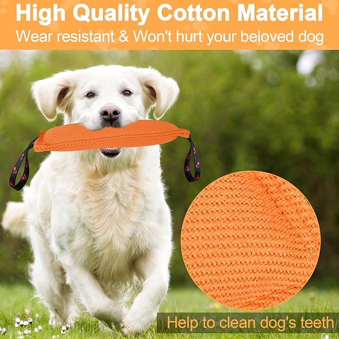 ToLanbbt Dog Tug Toy Bite Jute Pillow Pull Toy - Image 3