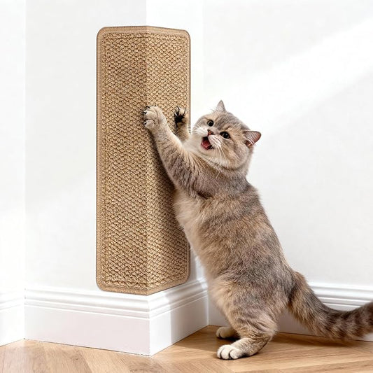 ENONCI Corner Cat Scratcher | Cat Scratchers Wall Mounted by ENONCI