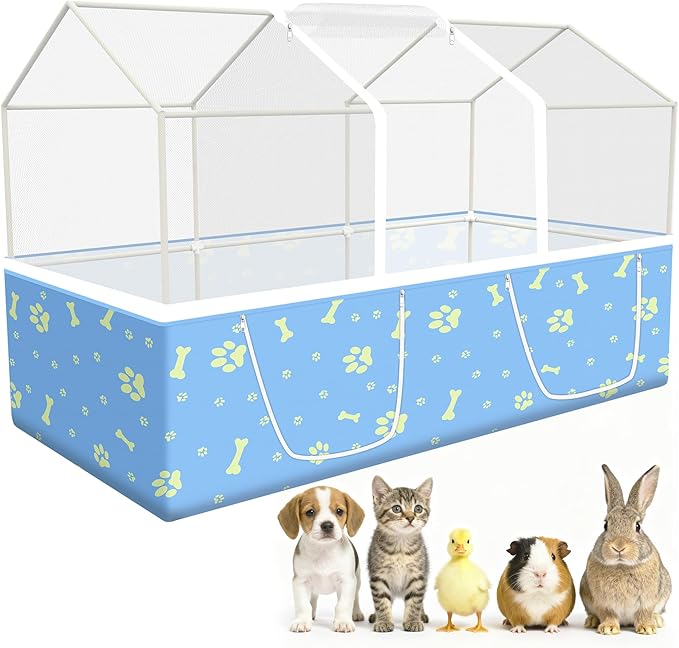 Rabbit Cage, PVC Frame Chicken Coop by MODESLAB