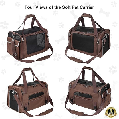 EliteField Deluxe Soft-Sided Pet Carrier, Travel Bag - Image 4