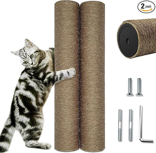 Cat Scratching Post Replacement Pole, Natural Sisal Cat Tree Replacement Parts by SIYIPURR
