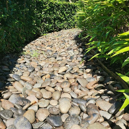 YISZM 20lbs Natural River Rocks, Hand-Picked Smooth Stones - Image 4
