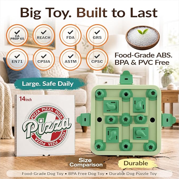 KADTC Dog Chess Puzzle Toy, Large Size, 3 Levels of Step-by-Step Challenge - Image 3