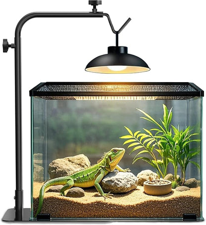 Reptile Heat Lamp Stand Adjustable 18"-32": Light Holder Fixture - Image 9
