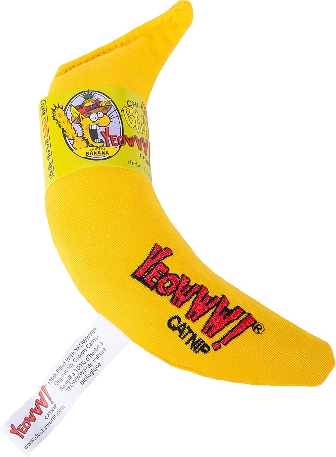 Yeowww! Catnip Chi-CAT-a Banana Toy - Image 2
