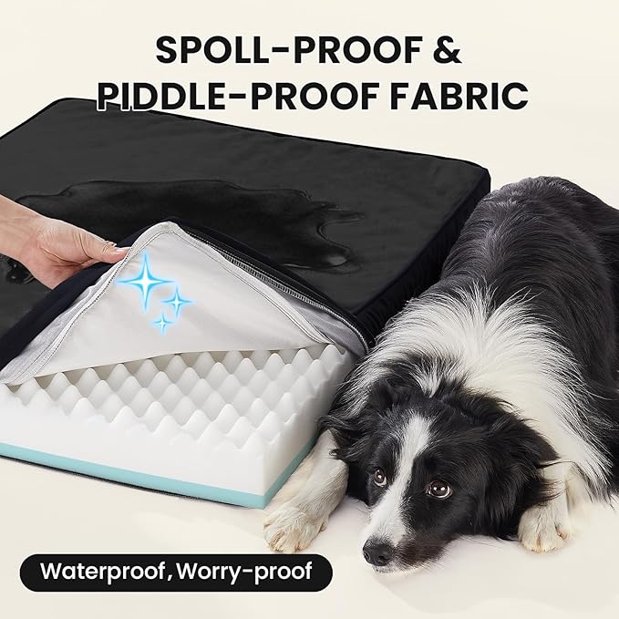OhGeni Orthopedic Waterproof Dog Bed - Image 8