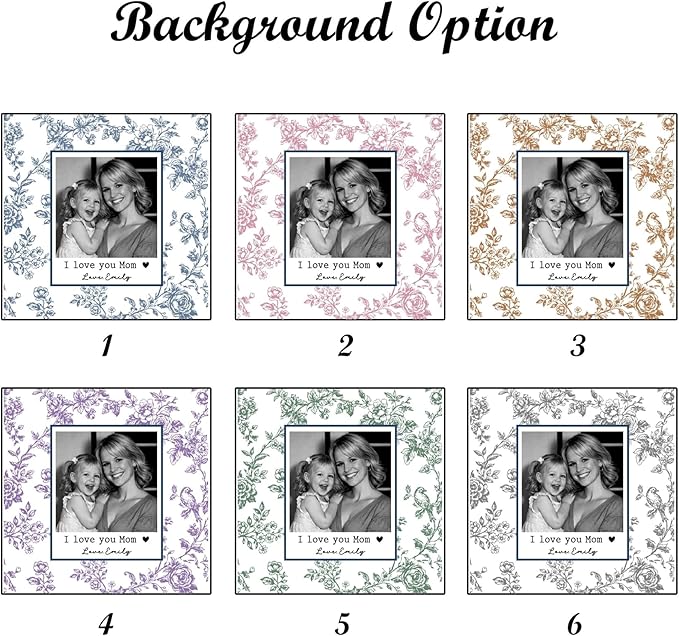 LOVELYPOD Personalized Photo Jewelry Tray, Custom Photo Gifts - Image 2