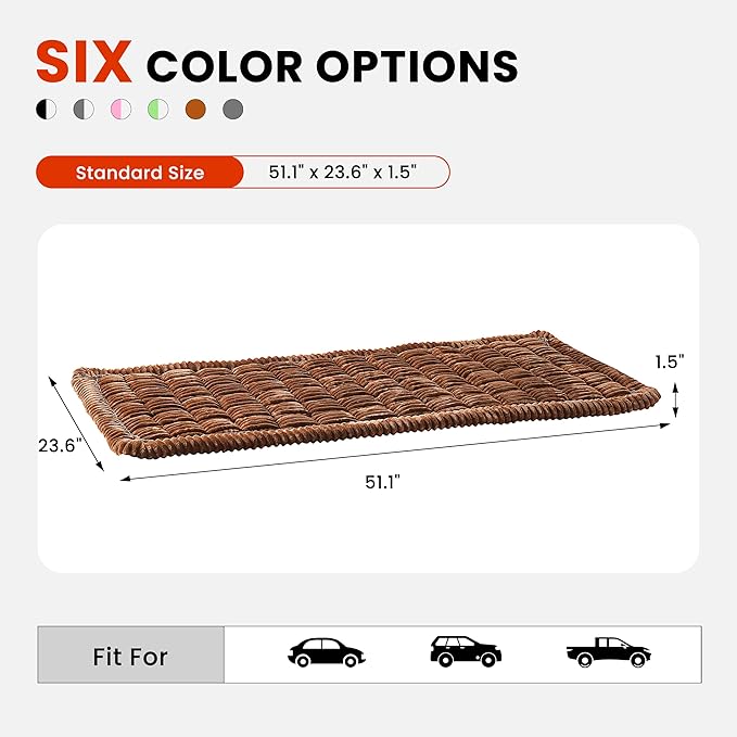 HiPetpy Backseat Dog Bed Mat for Car, Non-Slip Dog Bed for Car Back Seat - Image 5