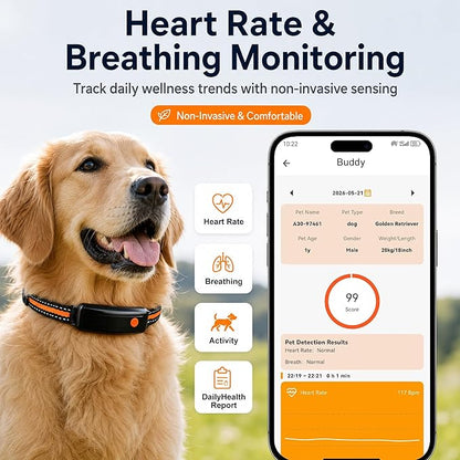 4G LTE GPS Pet Tracker & Virtual Fence, Real-Time Location, Heart Rate & - Image 8
