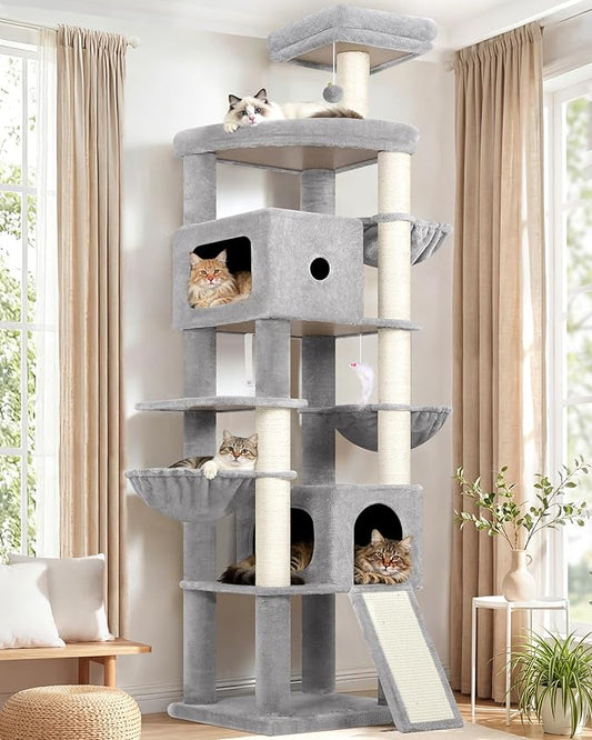 Globlazer 83in Heavy Duty Cat Tree, Giant Cat Tower by Globlazer
