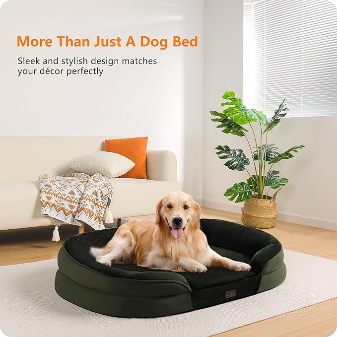 Dwanton Orthopedic Dog Bed for Large Dogs - Image 2