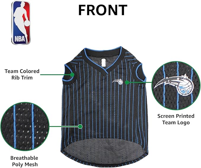 Pets First NBA ORLANDO MAGIC DOG Jersey, X-Small - Image 5
