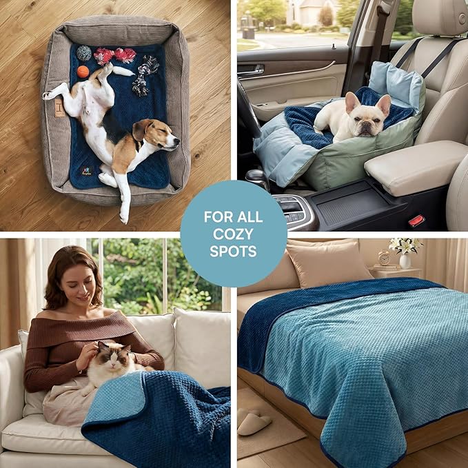 Luciphia Waterproof Blanket for Large Dog Ultra-Soft & Calming Pet Throw - Image 5