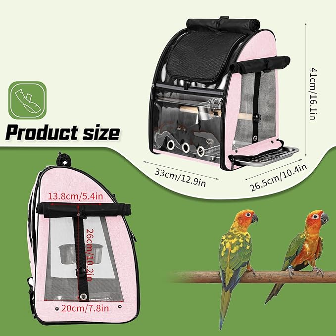 Sanmoncare Bird Carrier Backpack - Image 2