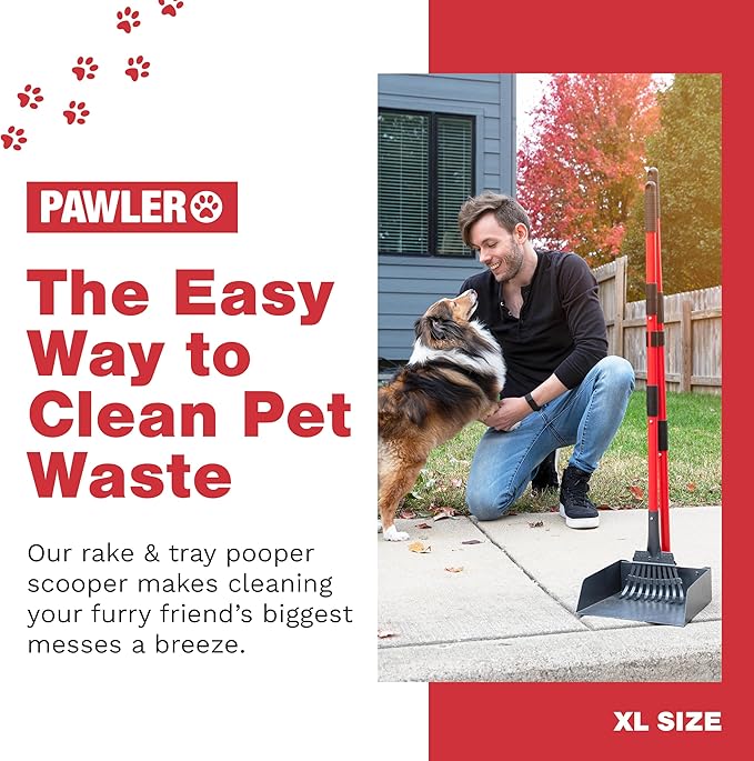 Pawler Pooper Scooper for Large Dogs, Small Dogs and Horses, Metal Poop Scooper - Image 2