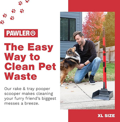 Pawler Pooper Scooper for Large Dogs, Small Dogs and Horses, Metal Poop Scooper - Image 2