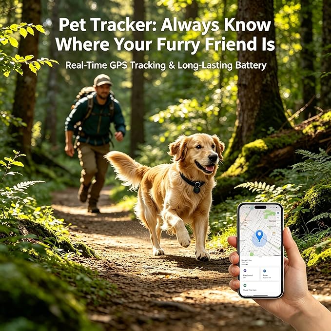 GPS Tracker for Dogs/Cats, Smart Collar - Image 3