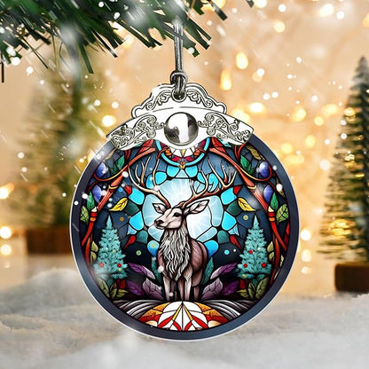 Jocidea Deer Christmas Ornaments, Deer Decor Christmas, Deer Christmas Tree - Image 5