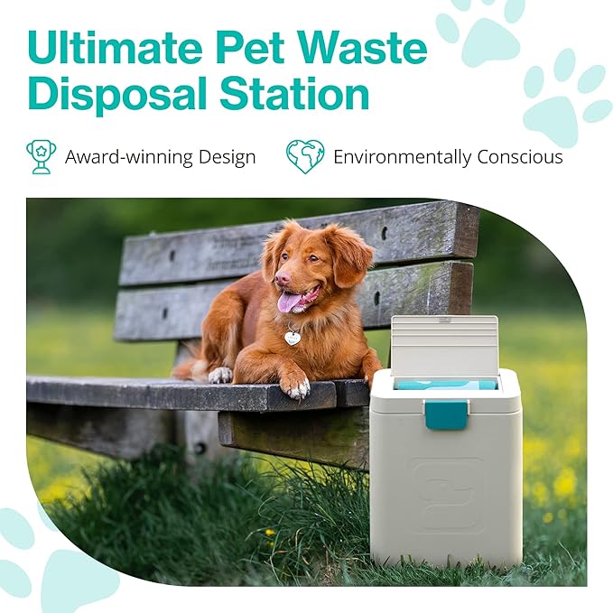 PawPail Cat Waste Station with Trash Can Liners, Suitable - Image 4